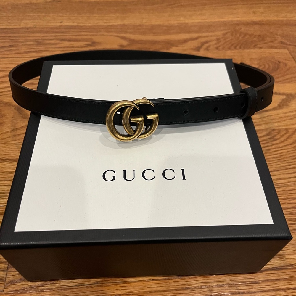 Gucci belt like new condition! Size 25/90. I wear size 0-4 jeans for reference!